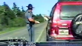 The Calmest Cop Ever Gives The Angriest Motorist a Ticket  1992 [upl. by Zachery]