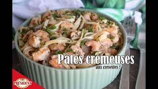 LGDK  Pâtes crémeuses aux crevettes [upl. by Oballa]