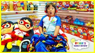 Ryan Spend 24 hours overnight in Ryans World Toys Room Challenge [upl. by Nnoj]