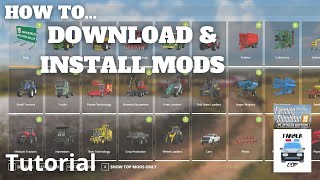 How to install modded maps in Farming Simulator 19 [upl. by Phyllida679]