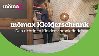 Den richtigen Kleiderschrank finden  mömax Kleiderschrank Beratung [upl. by Bates868]