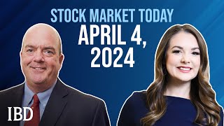 Stock Market Today April 4 2024 [upl. by Giannini379]