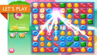 Lets Play  Candy Crush Jelly Saga iOS Level 1  25 [upl. by Ib]