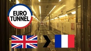 Eurotunnel Le Shuttle Channel Tunnel  UK To France Full Journey On Coach [upl. by Elbys598]