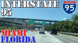 I95 South  West Palm Beach to Miami  Florida  4K Highway Drive [upl. by Aeniah707]