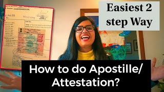 How to do MEA Apostille and Attestation for Italy Documents to study in Italy [upl. by Anyahc]