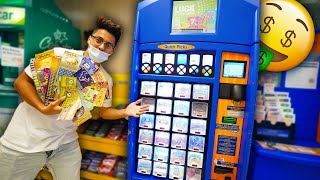 Buying EVERY Lottery Ticket From The LOTTERY VENDING MACHINE JACKPOT [upl. by Ethyl]