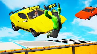 FLYING SUPERCARS vs RUNNER In FORTNITE… [upl. by Ojok]