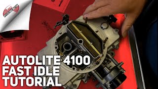 Autolite 4100 Fast Idle Tutorial [upl. by Gradey276]