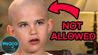 Top 10 Kids BANNED From School For Stupid Reasons [upl. by Fitts]