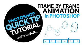 Photoshop Tutorial  QUICK TIP  Basic Frame by Frame Animation [upl. by Felicle]