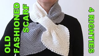 My Moms Old Fashioned Scarf  4 RIGHTIES [upl. by Micco946]