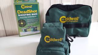 Caldwell Deadshot Shooting Bags  Unfilled Set Review [upl. by Ammann]