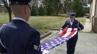 Honor Guard Flag Folding [upl. by Billat]