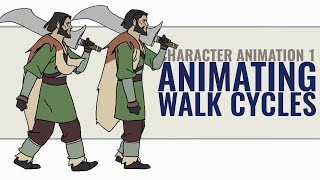 2D Animation Walk Cycles [upl. by Gaskin]