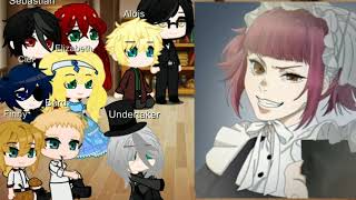 Black Butler reaccionan a Black Butler Girl version LEER DESCRIPCIÓN [upl. by Nimajnab]