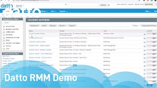 Datto RMM Demo [upl. by Gentille448]