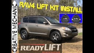 Readylift SST lift kit installation RAV4 [upl. by Bond493]