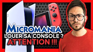 MICROMANIA  louer PS5 ou Switch  ATTENTION 🔥 [upl. by Arny]