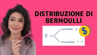 Distribuzione di Bernoulli media e varianza [upl. by Eitirahc972]