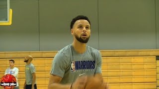 Steph Curry Shooting 3s During Workout For 1 Hour At Warriors Practice HoopJab NBA [upl. by Macdougall]