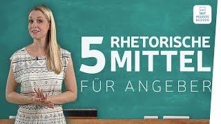 Rhetorische Stilmittel einfach erklärt I musstewissen Deutsch [upl. by Matthaeus]