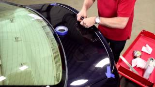 Installing a prepainted trunk lip spoiler on a BMW [upl. by Buffo]