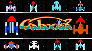 Galaxian🚀1979 Versions ComparisonPORTS U MAY HAVE NOT SEENHD60FPS [upl. by Grane]