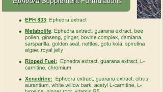 Pharmacodynamic Mechanisms Ephedra [upl. by Aicatsal]