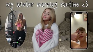 MY WINTER MORNING ROUTINE Vlogmas 6 [upl. by Virgil279]