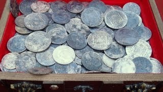 Unbelievable Discovery Massive Silver Treasure Unearthed While Metal Detecting [upl. by Brocklin822]