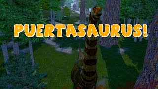 Stomping em dead The Isle Puertasaurus Gameplay  Puerta  Early Access Gameplay [upl. by Valeda]