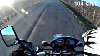 Yamaha XT 600  Top SpeedAcceleration [upl. by Saffren]