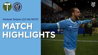 Match Highlights  Portland Timbers 2114 NYCFC [upl. by Hendel53]