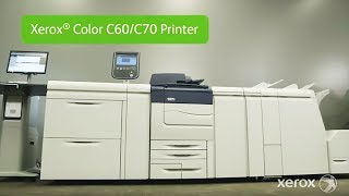 Meet the Xerox C60C70 Color Printer [upl. by Hsetirp62]