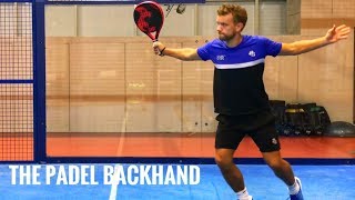 The Padel Backhand [upl. by Anawd]