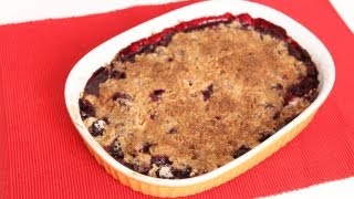 Blackberry Crumble Recipe  Laura Vitale  Laura in the Kitchen Episode 616 [upl. by Latsirc]