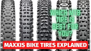 Maxxis Mountain Bike Tires explained  Minion Assegai Dissector and more [upl. by Jump16]