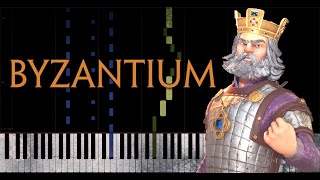 Civilization 6  Byzantium Main Theme  Piano Cover  New Frontier Pass [upl. by Etterual]