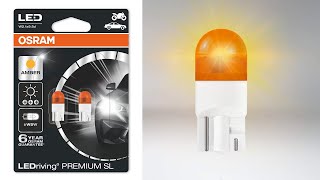 Testing OsramSylvania W5W T10 Amber Led Premium Bulbs [upl. by Asaph]