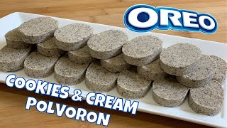 COOKIES AND CREAM POLVORON  Easy Recipe [upl. by Gawain697]