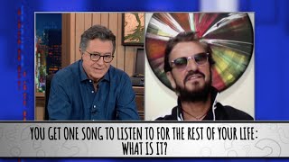 Ringo Starr Takes The Colbert Questionert [upl. by Anavi]