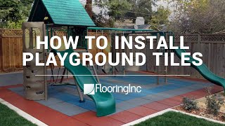 How to Install Playground Tiles by Flooring Inc [upl. by Nomar768]