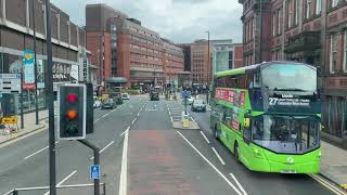 56 First Bus  Kirkstall Lane to Headrow Leeds Full Ride [upl. by Einner]