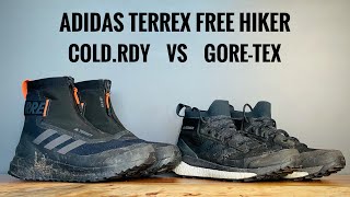 Adidas Terrex Free Hiker GTX vs COLDRDY The Ultimate Out Door Shoe [upl. by Etaner9]