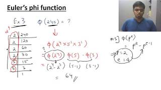 Eulers phi function Solved examples Cryptography [upl. by Nimaj]