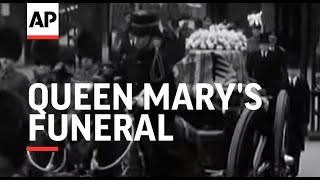 QUEEN MARYS FUNERAL  1953 [upl. by Palmira586]