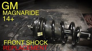 Gm Truck and Suv Front MAGNARIDE Shock Replacement 2014 [upl. by Irrabaj612]