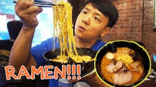 BEST Ramen Noodles in New York New York City Ramen Noodle Tour Part 2 [upl. by Dail]