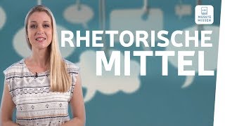 Rhetorische Mittel erkennen I musstewissen Deutsch [upl. by Shantha521]